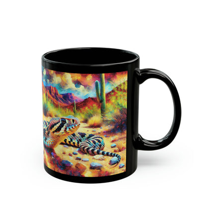 Desert Rattlesnake - Black Mug (11oz, 15oz)