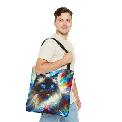 Longhair Sealpoint Cat - Tote Bag