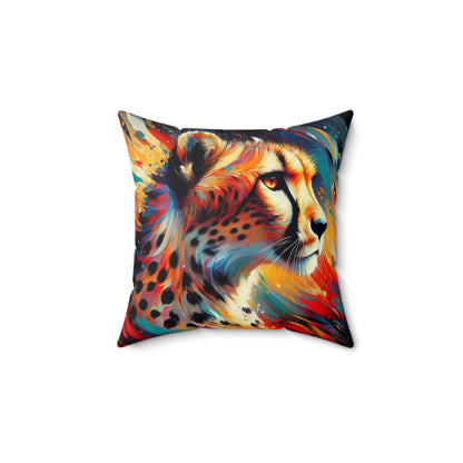 Cheetah Portrait - Square Pillows