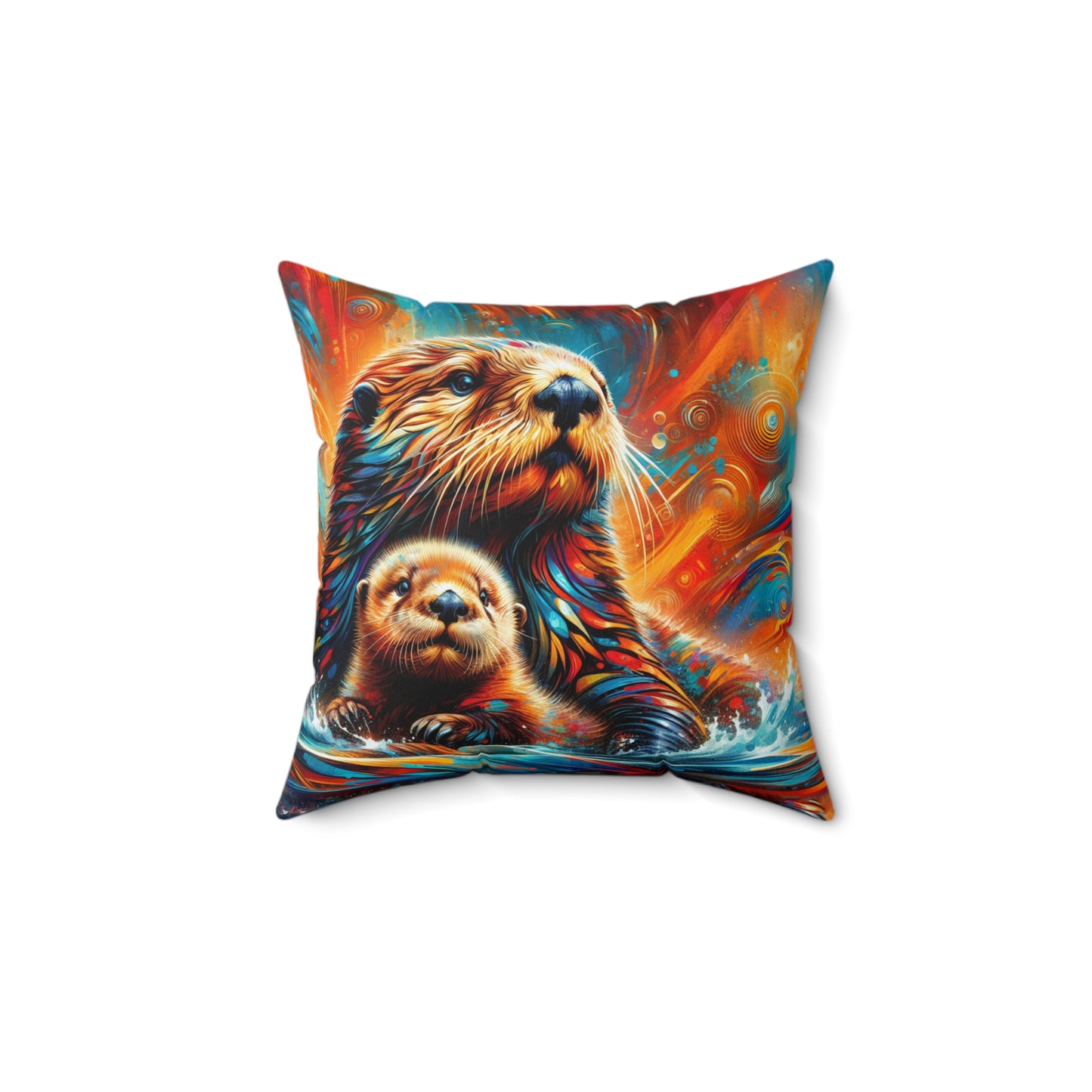 Sea Otters - Square Pillows