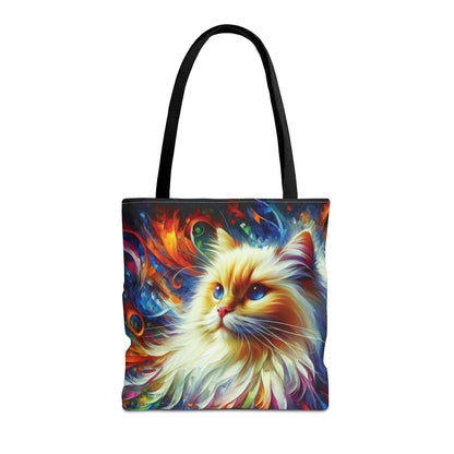 Longhair Flame Point Cat - Tote Bag