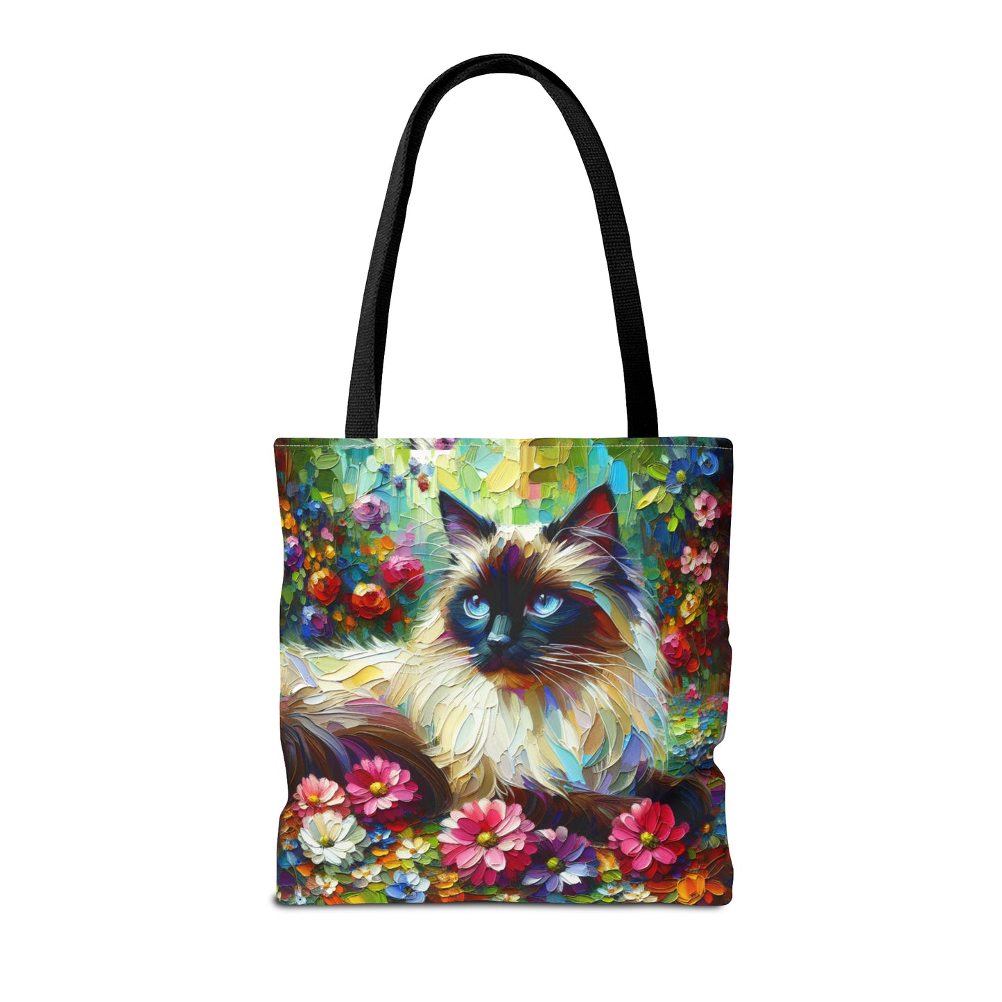 Longhair Colorpoint Cat - Tote Bag