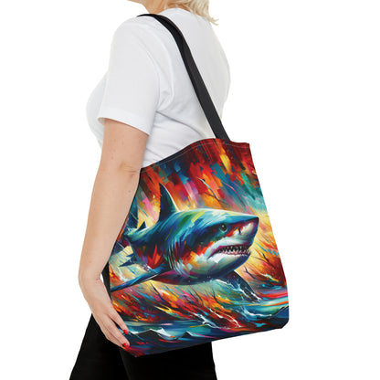 Great White Breach - Tote Bag