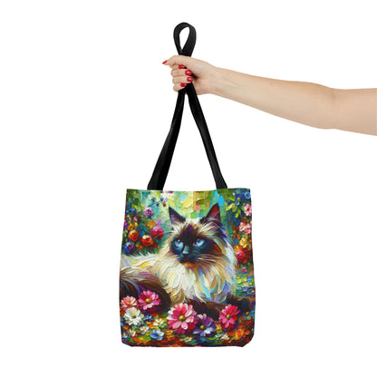 Longhair Colorpoint Cat - Tote Bag