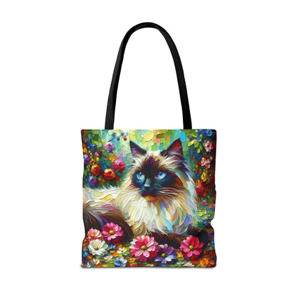 Longhair Colorpoint Cat - Tote Bag