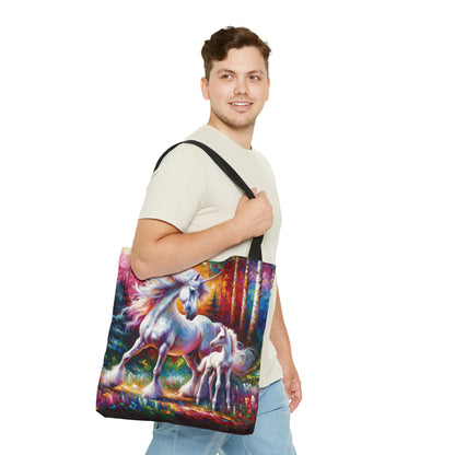 Unicorn Dad Meets His Daughter - Tote Bag