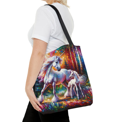 Unicorn Dad Meets His Daughter - Tote Bag