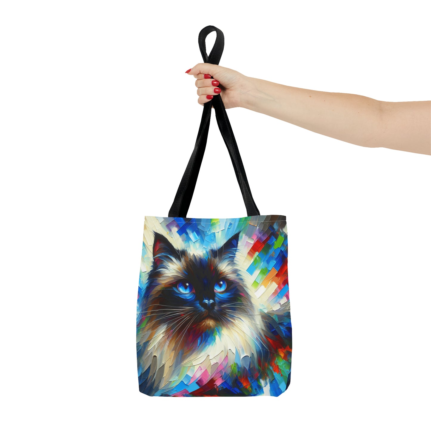 Longhair Sealpoint Cat - Tote Bag