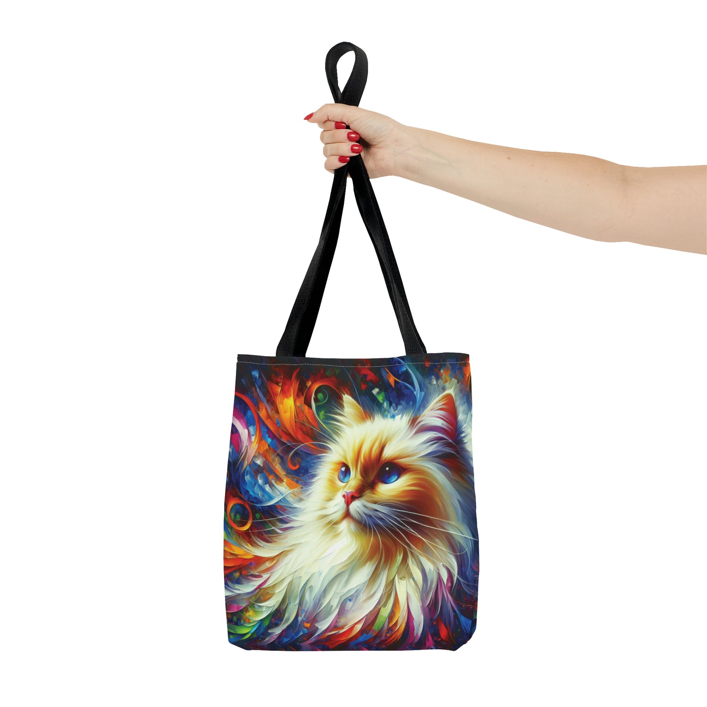 Longhair Flame Point Cat - Tote Bag