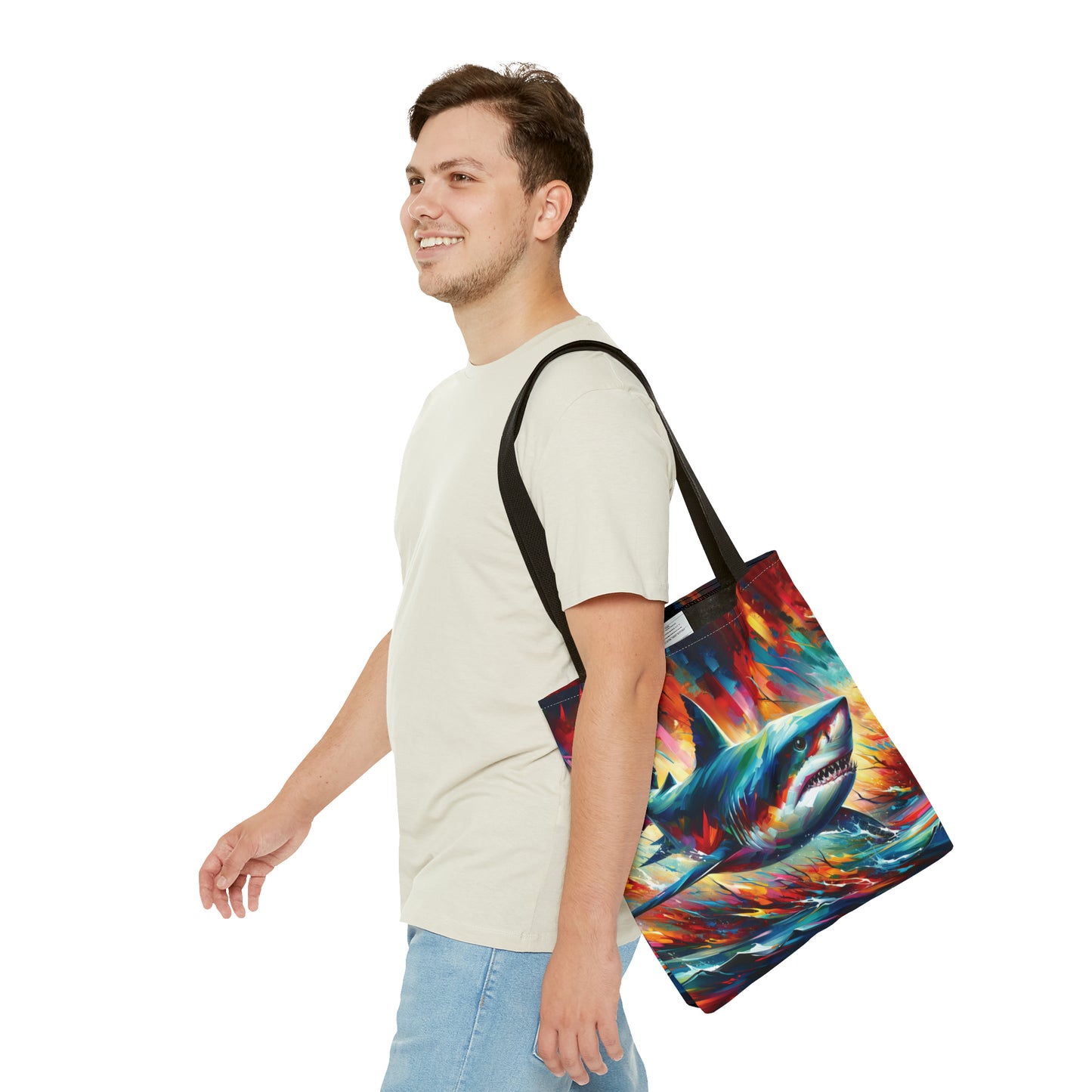 Great White Breach - Tote Bag