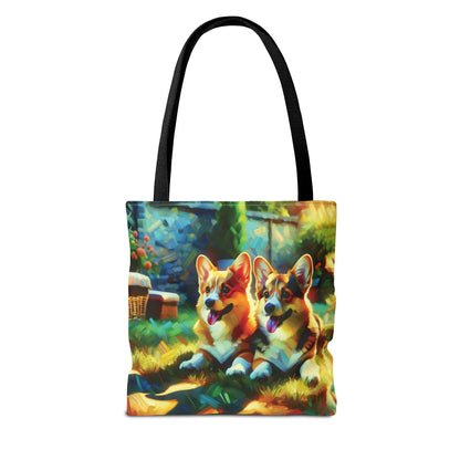 Pembroke Corgis Resting - Tote Bag