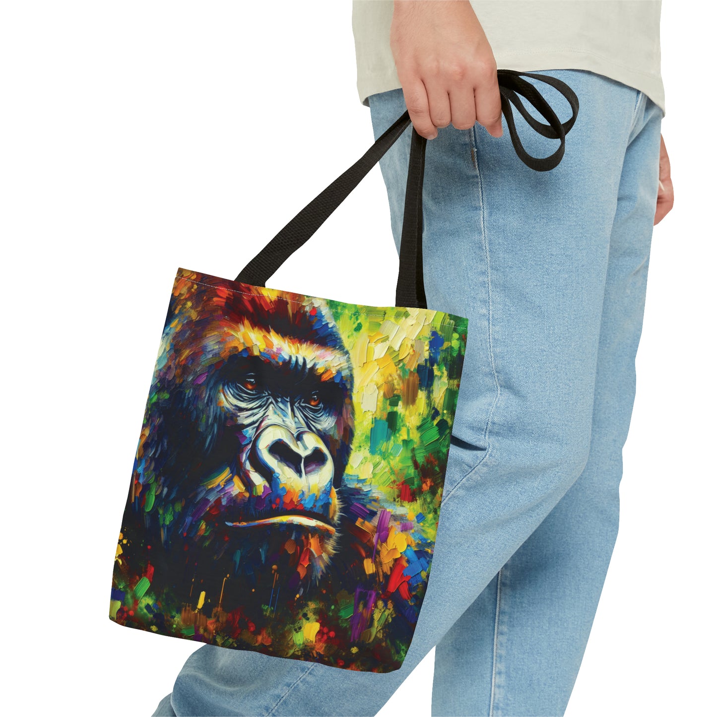 Pensive Gorilla Tote Bag