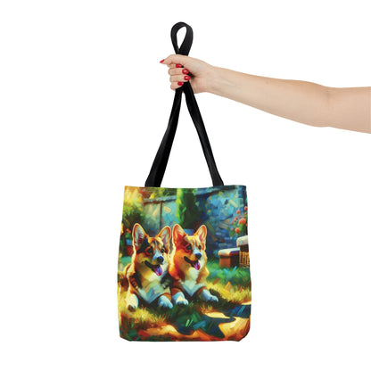 Pembroke Corgis Resting - Tote Bag