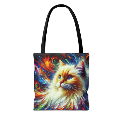 Longhair Flame Point Cat - Tote Bag