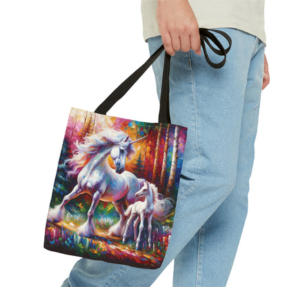 Unicorn Dad Meets His Daughter - Tote Bag