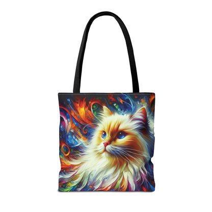 Longhair Flame Point Cat - Tote Bag