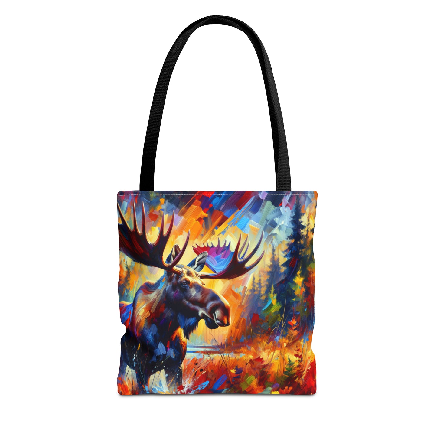 Sunset Moose Tote Bag