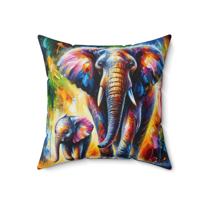 Celebrate Elephants! - Square Pillows