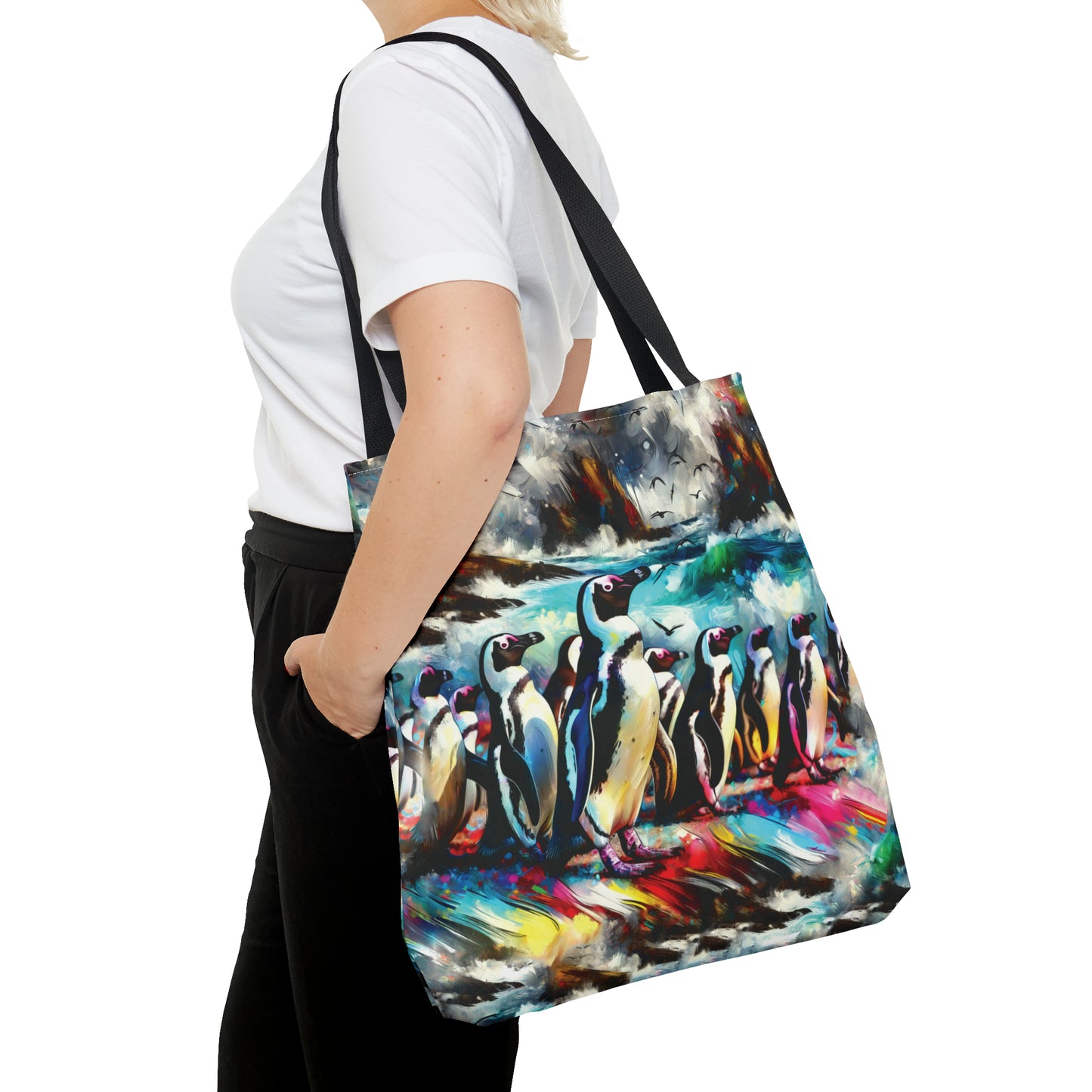 Penguin Colony Tote Bag