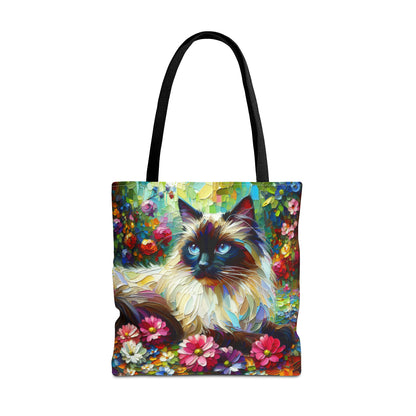 Longhair Colorpoint Cat - Tote Bag