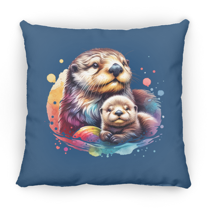 Sea Otter with Baby - Pillows