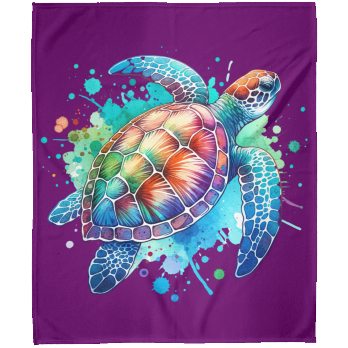 Sea Turtle WC2 Fleece Blankets