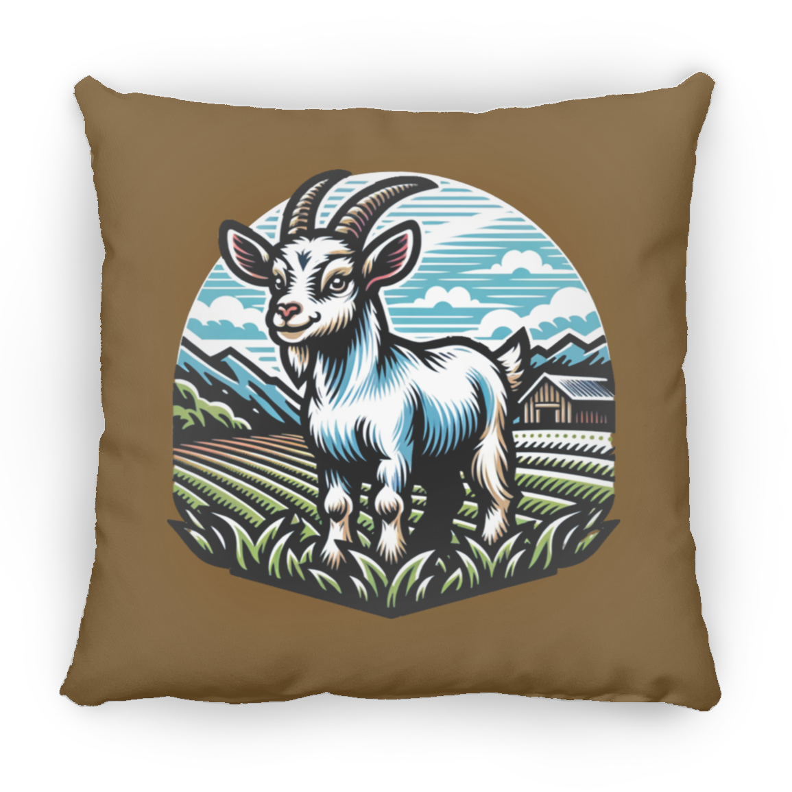 Alpine Goat Graphic - Pillows