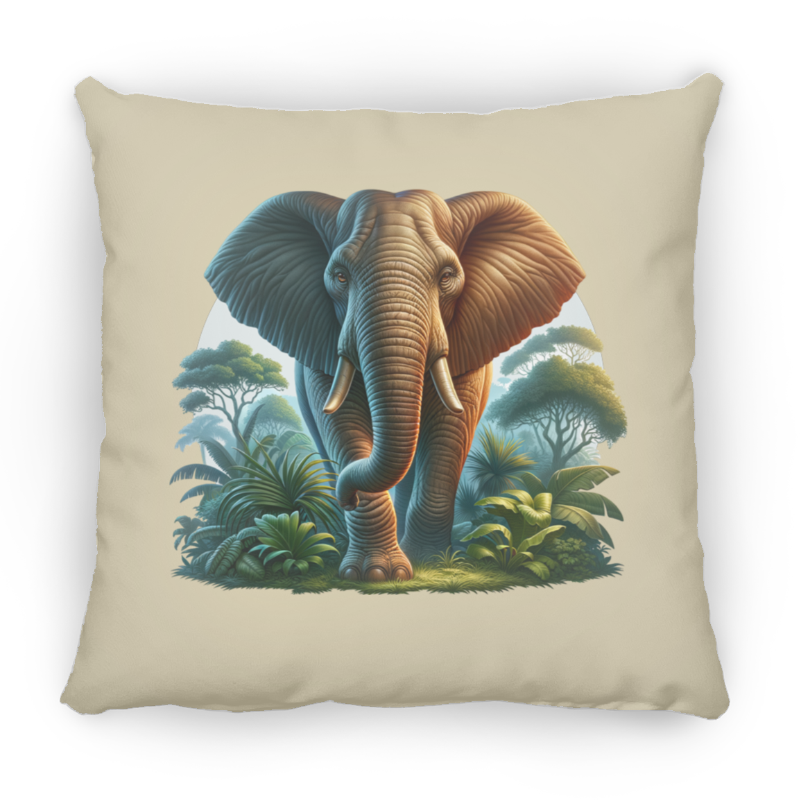 Elephant in Jungle - Pillows