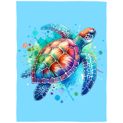 Sea Turtle WC2 Fleece Blankets