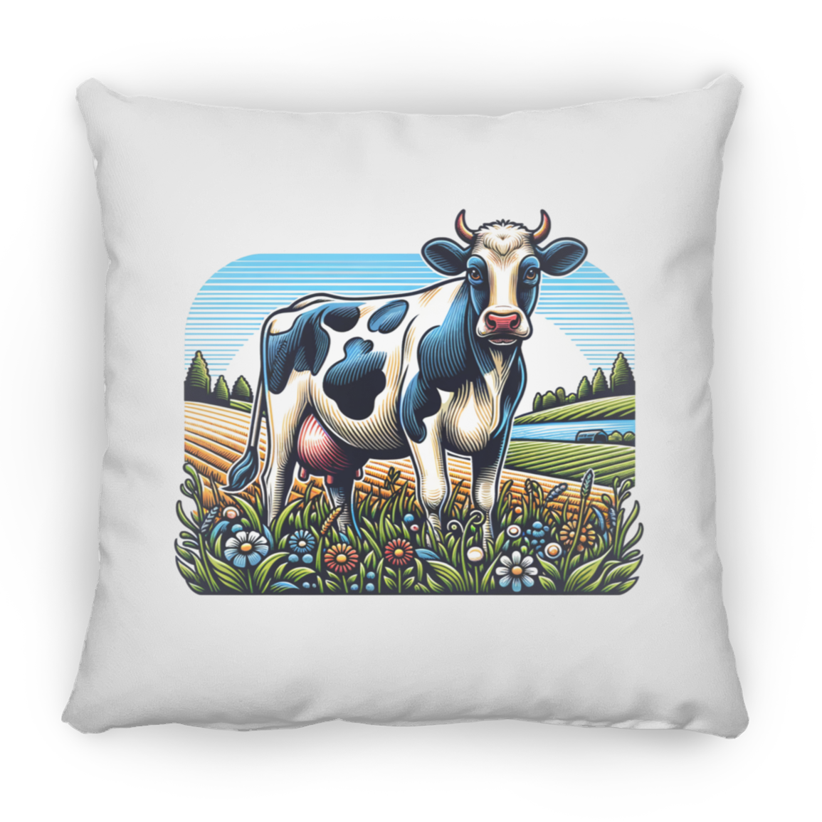 Holstein with Flowers - Pillows