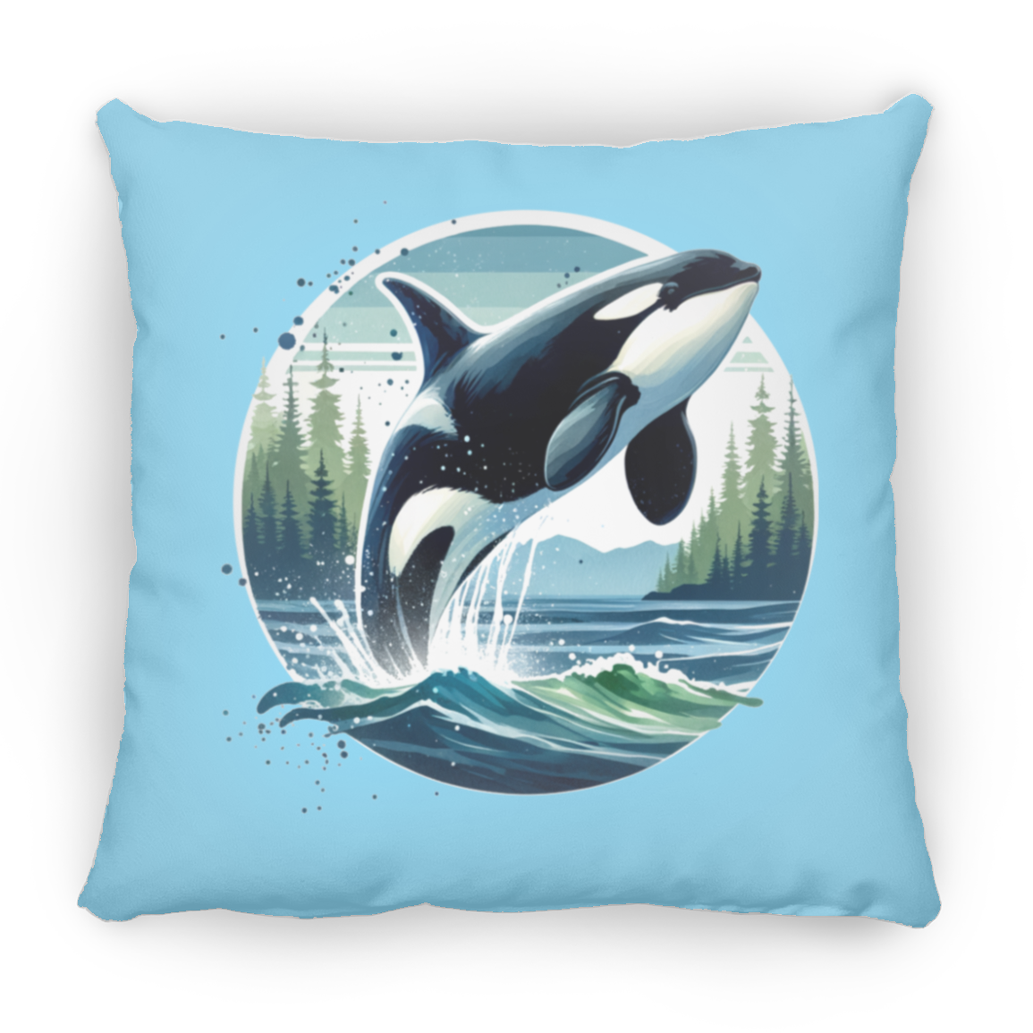 Orca Leaping - Pillows