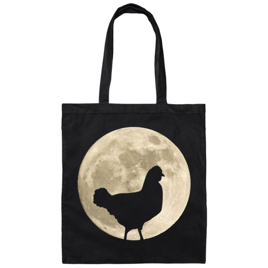 Chicken Moon Canvas - Tote Bag