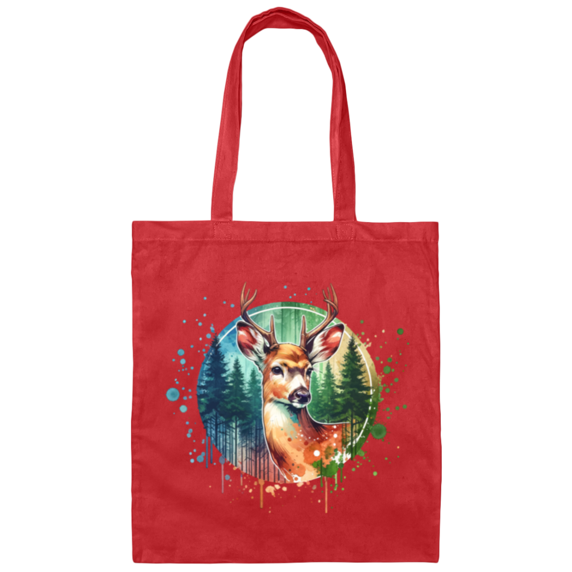 Young Buck Canvas Tote Bag