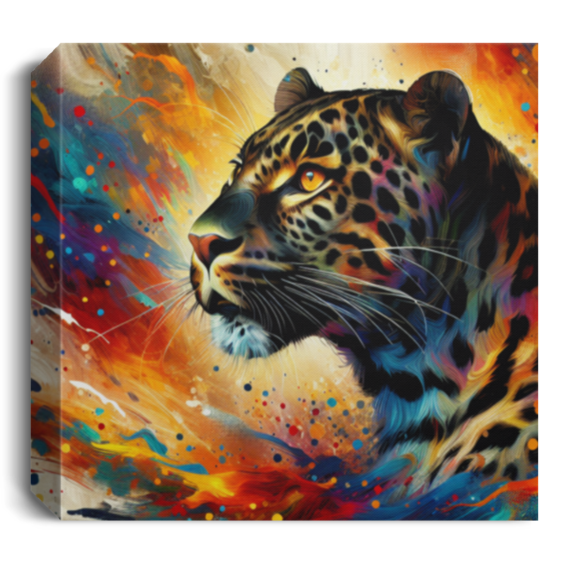 Leopard Portrait - Canvas Art Prints