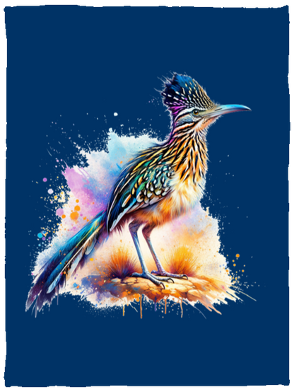 Standing Roadrunner Fleece Blankets