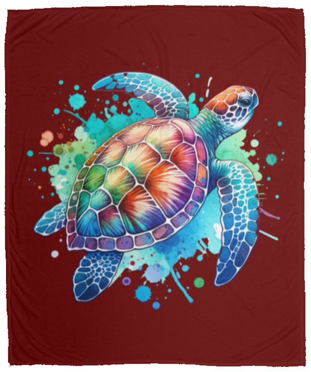 Sea Turtle WC2 Fleece Blankets