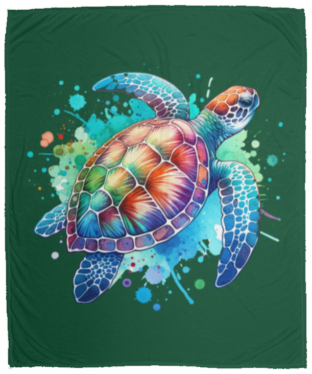 Sea Turtle WC2 Fleece Blankets