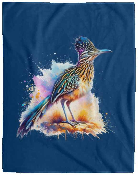 Standing Roadrunner Fleece Blankets