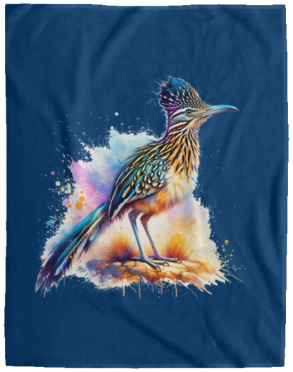 Standing Roadrunner Fleece Blankets