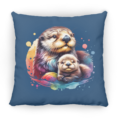 Sea Otter with Baby - Pillows