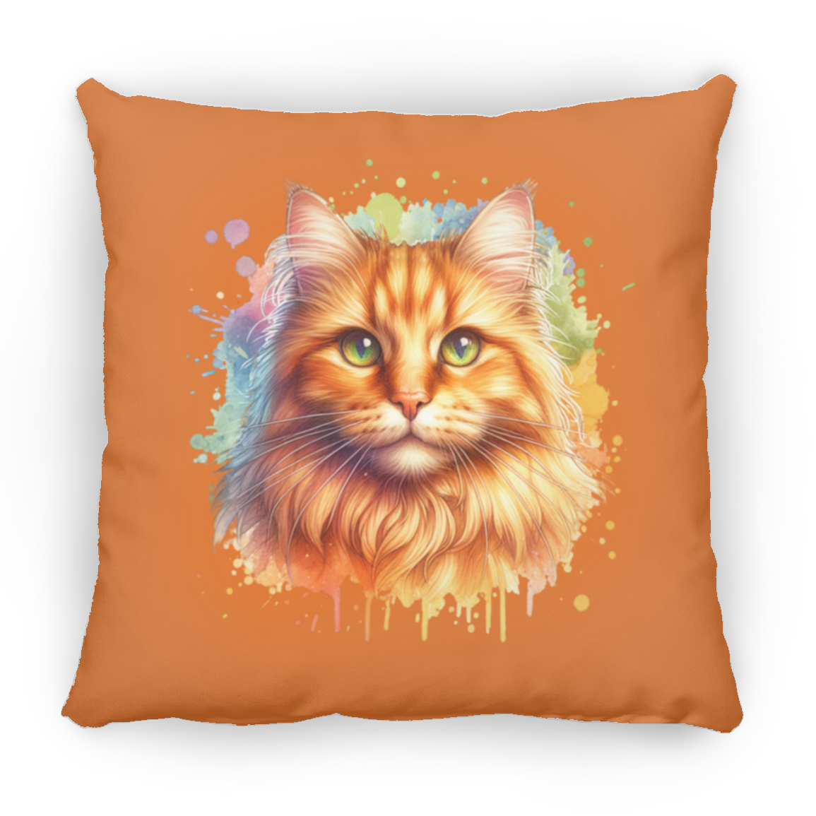 Orange Tabby Cat - Pillows