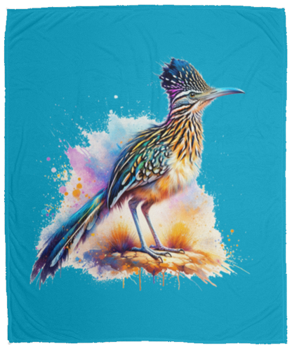 Standing Roadrunner Fleece Blankets