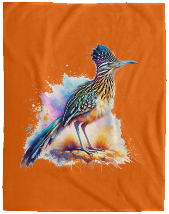 Standing Roadrunner Fleece Blankets