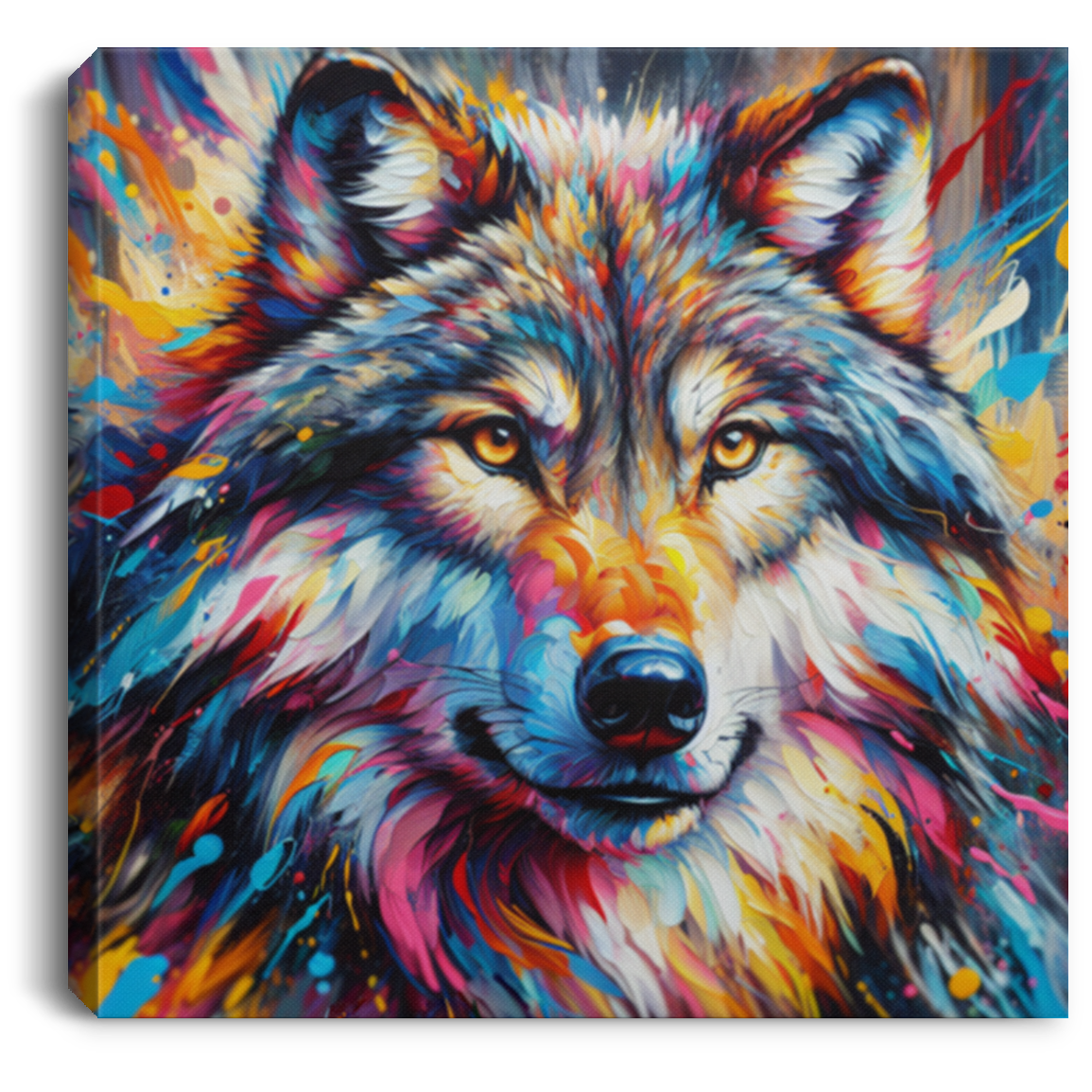 Wolf Expression - Canvas Art Prints