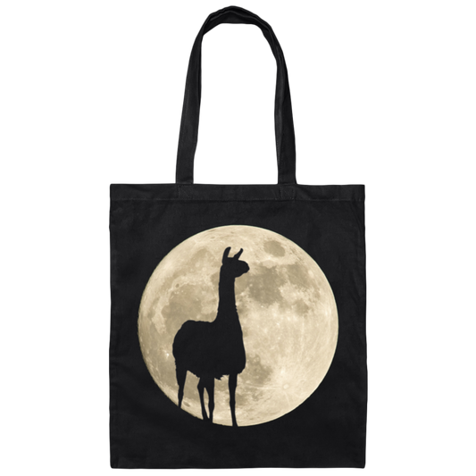 Llama Moon - Canvas Tote Bag