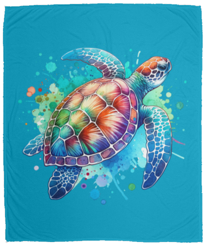 Sea Turtle WC2 Fleece Blankets