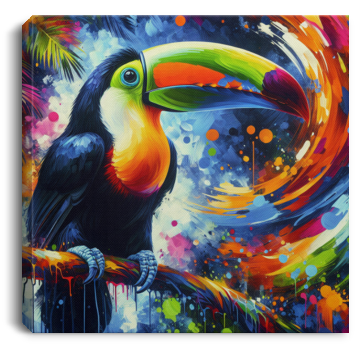 Colorful Toucan - Canvas Art Prints