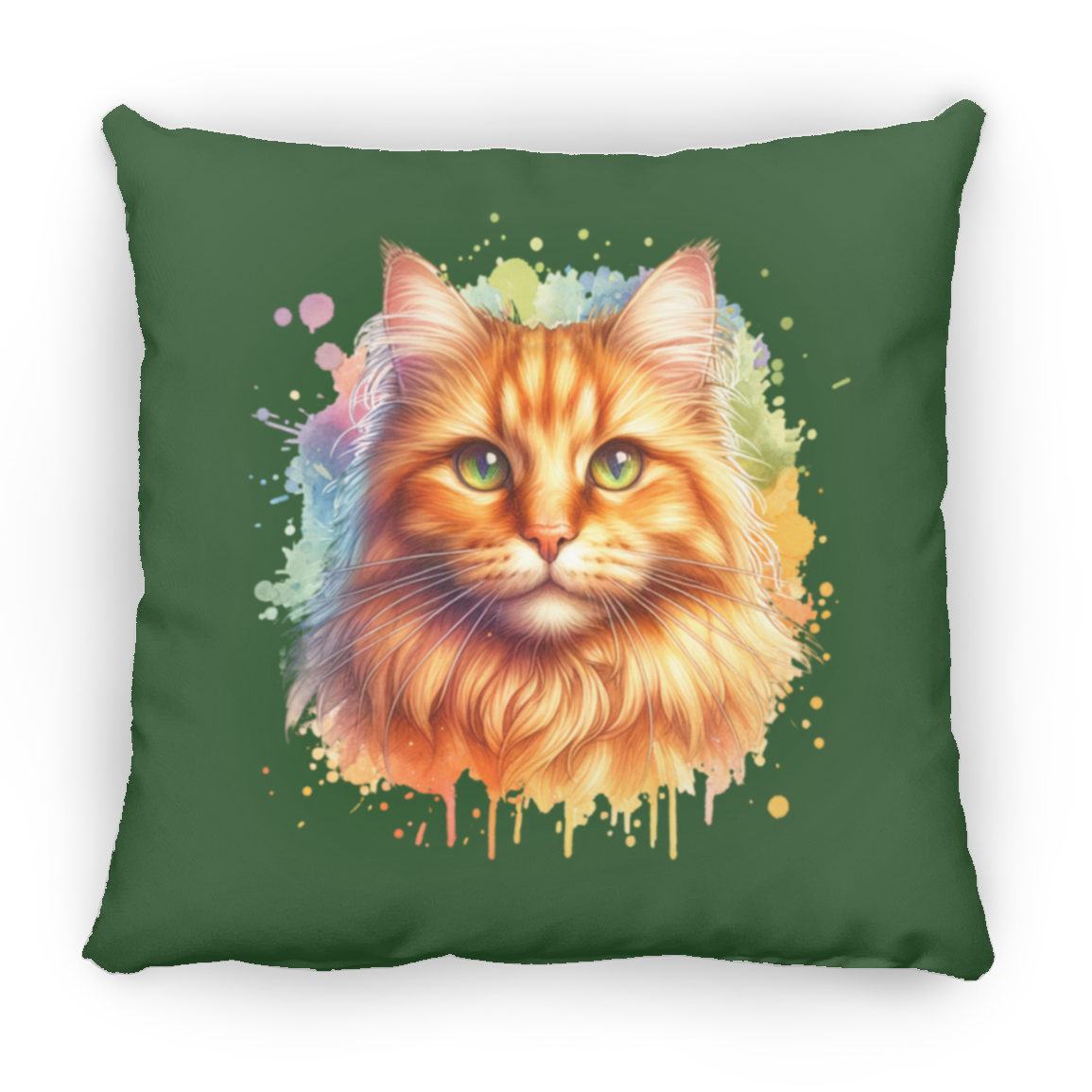 Orange Tabby Cat - Pillows