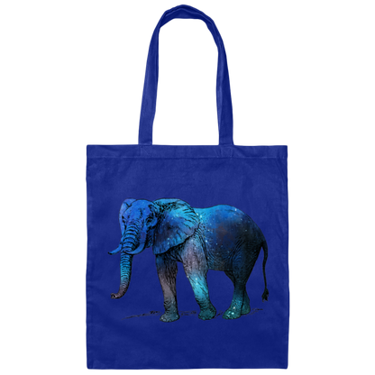 Blue Elephant - Canvas Tote Bag