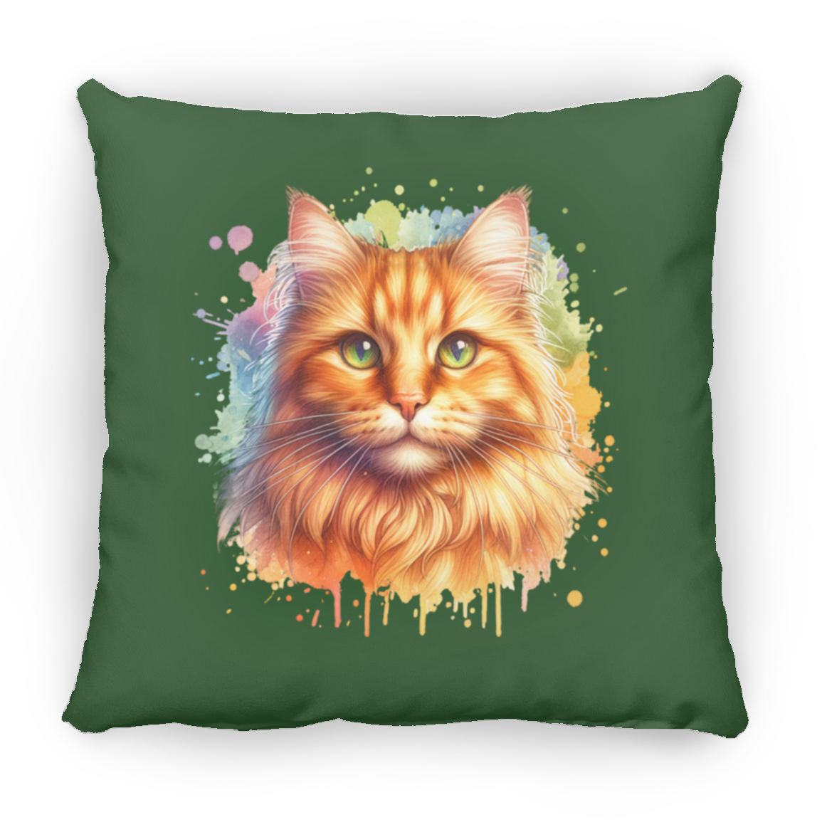 Orange Tabby Cat - Pillows